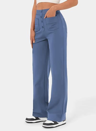 Lisa | Brochure: Vrijetijdsbroek met Hoge Taille en Elastiek