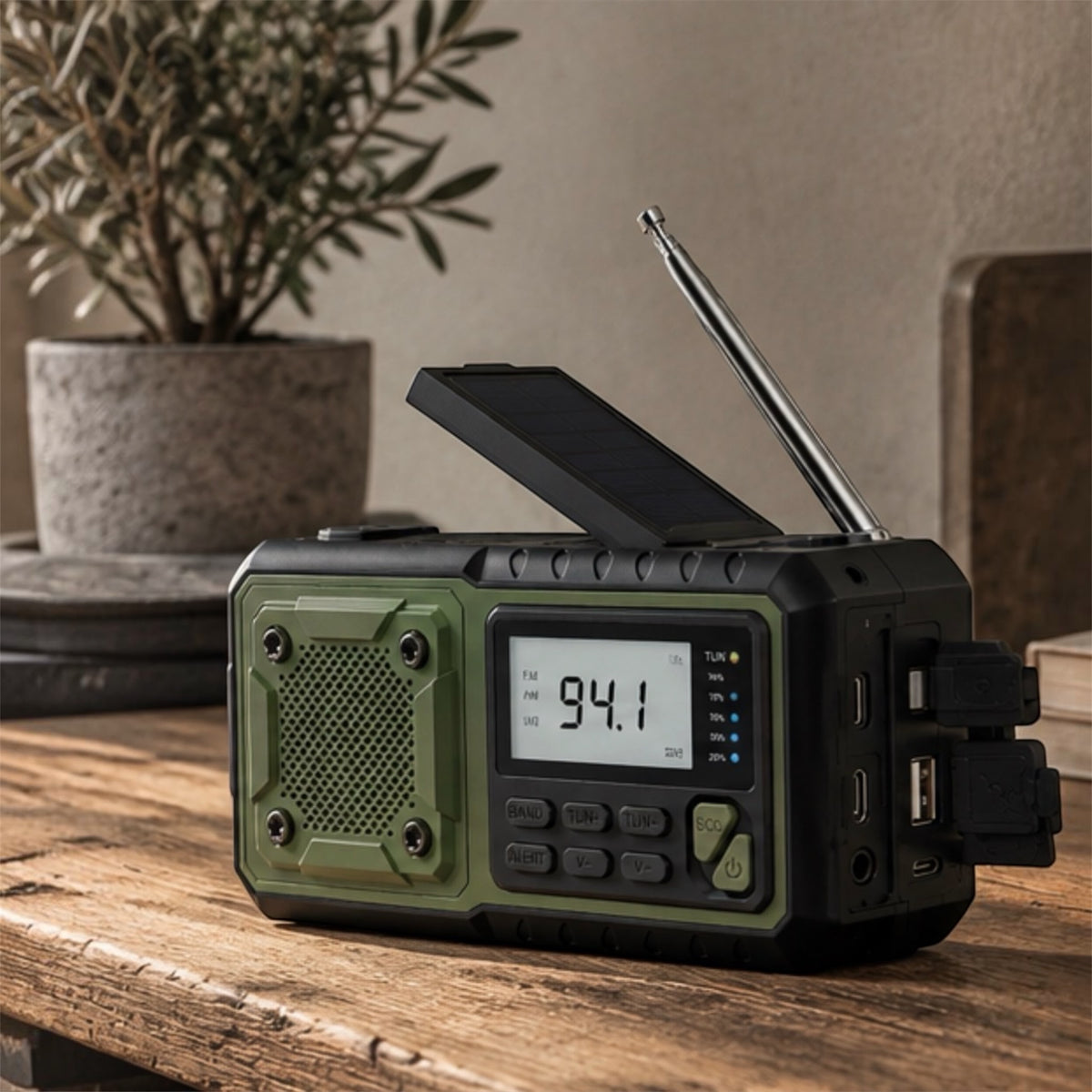 Emergency all in radio