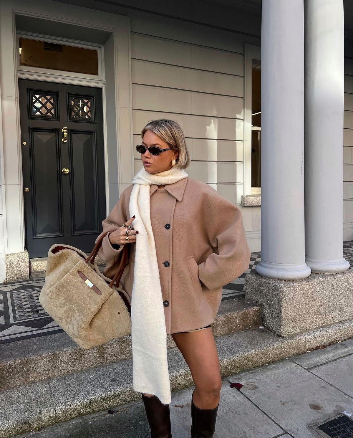 Laura | Plus Size Wollen Jas