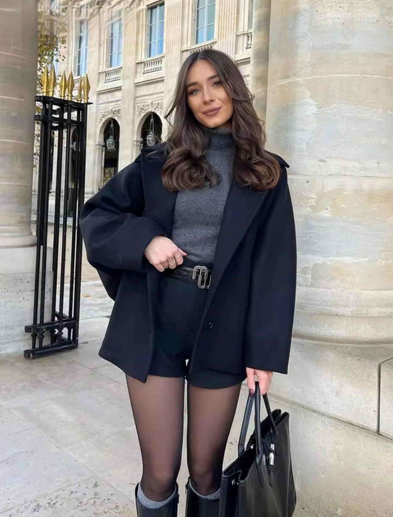 Laura | Plus Size Wollen Jas