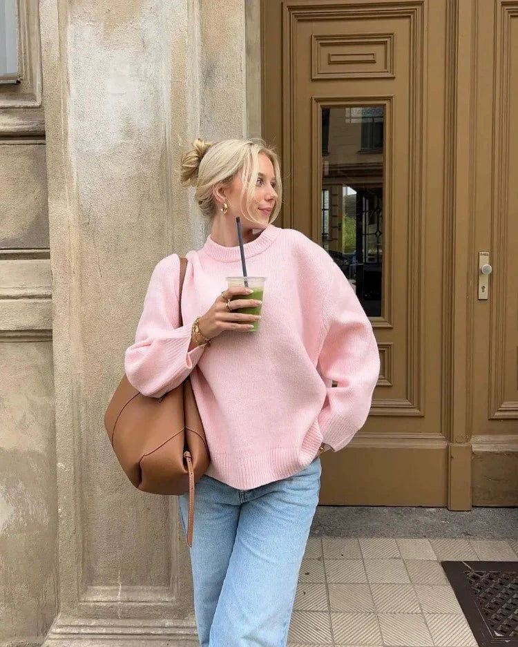 Noé | Oversized Pink Sweater