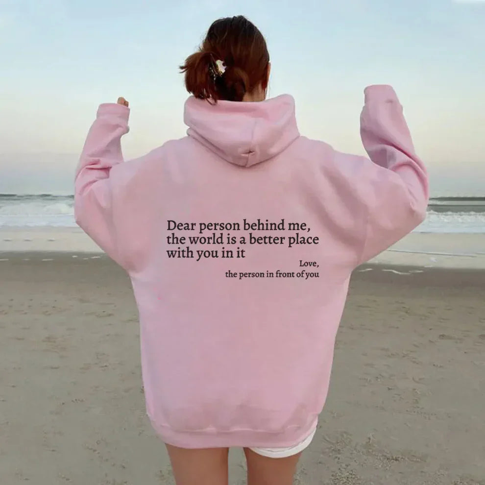 Lieve Persoon Achter Mij Hoodie (Unisex)
