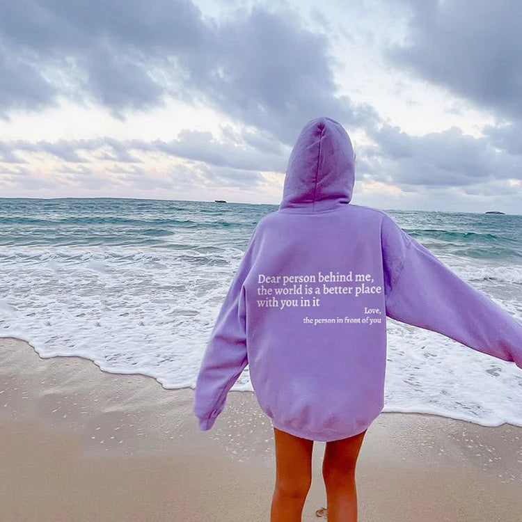Lieve Persoon Achter Mij Hoodie (Unisex)
