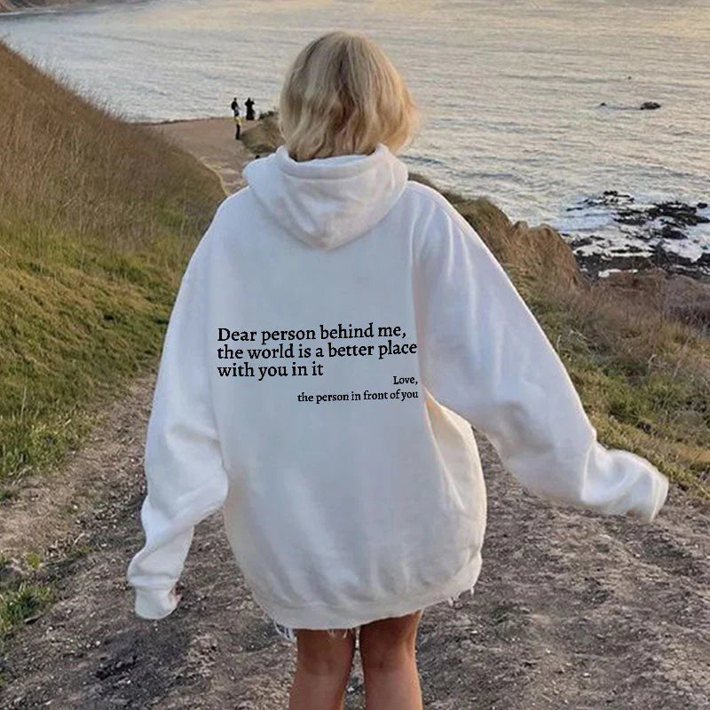 Lieve Persoon Achter Mij Hoodie (Unisex)