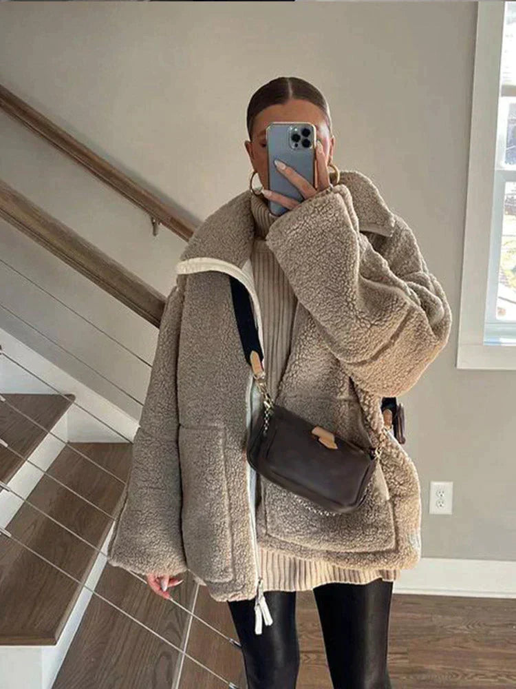 Maya | Teddy Fleece Jacket