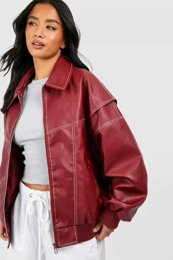 Leone | Plus Size Bomber Jacket