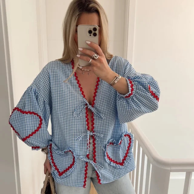 Emma | Bezaubernde Boho Bluse 