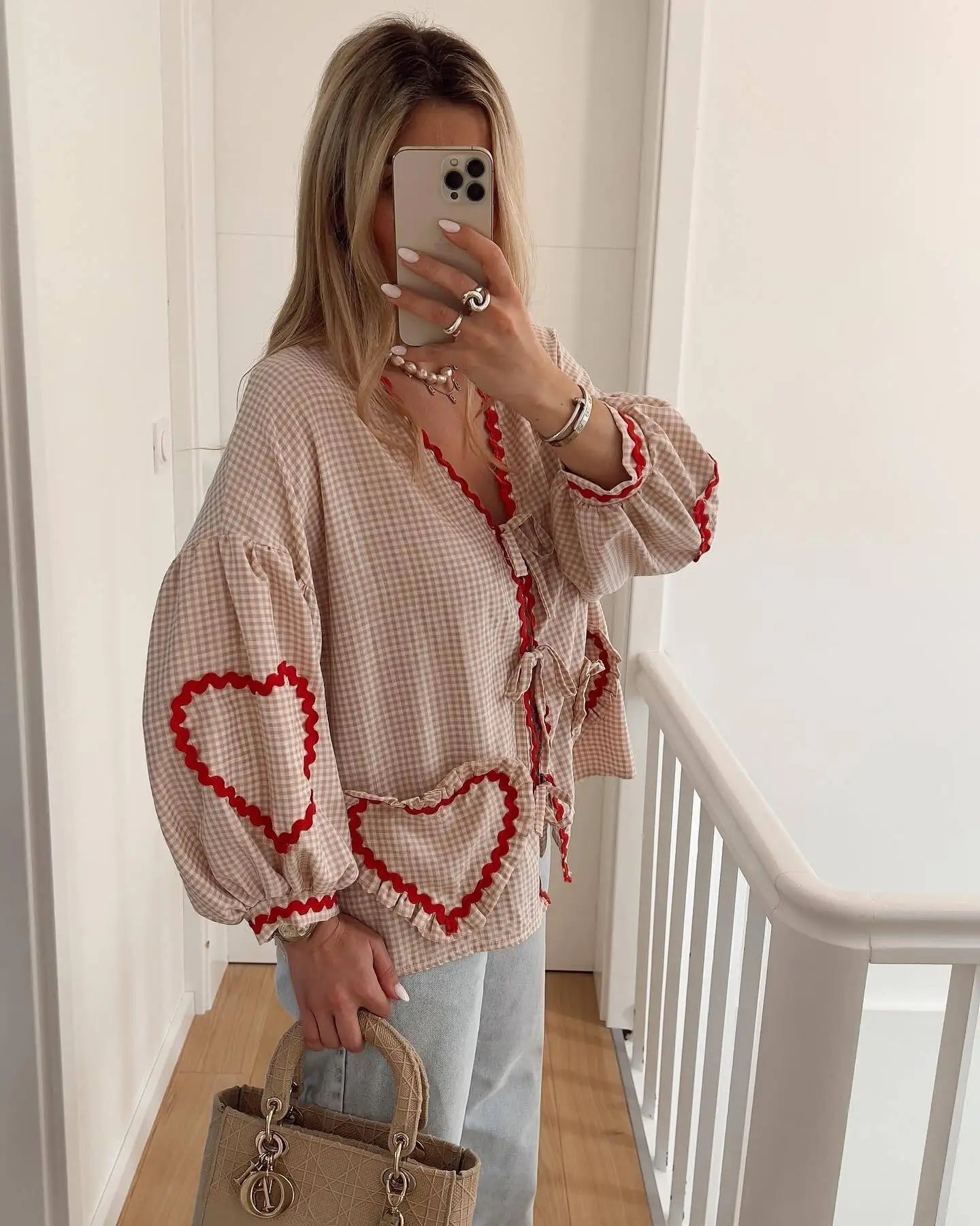 Emma | Bezaubernde Boho Bluse 