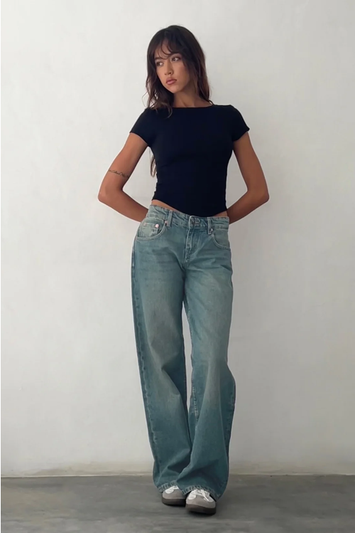 JUSTSARA | Low-rise jeans