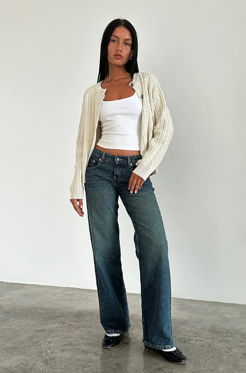 JUSTSARA | Low-rise jeans