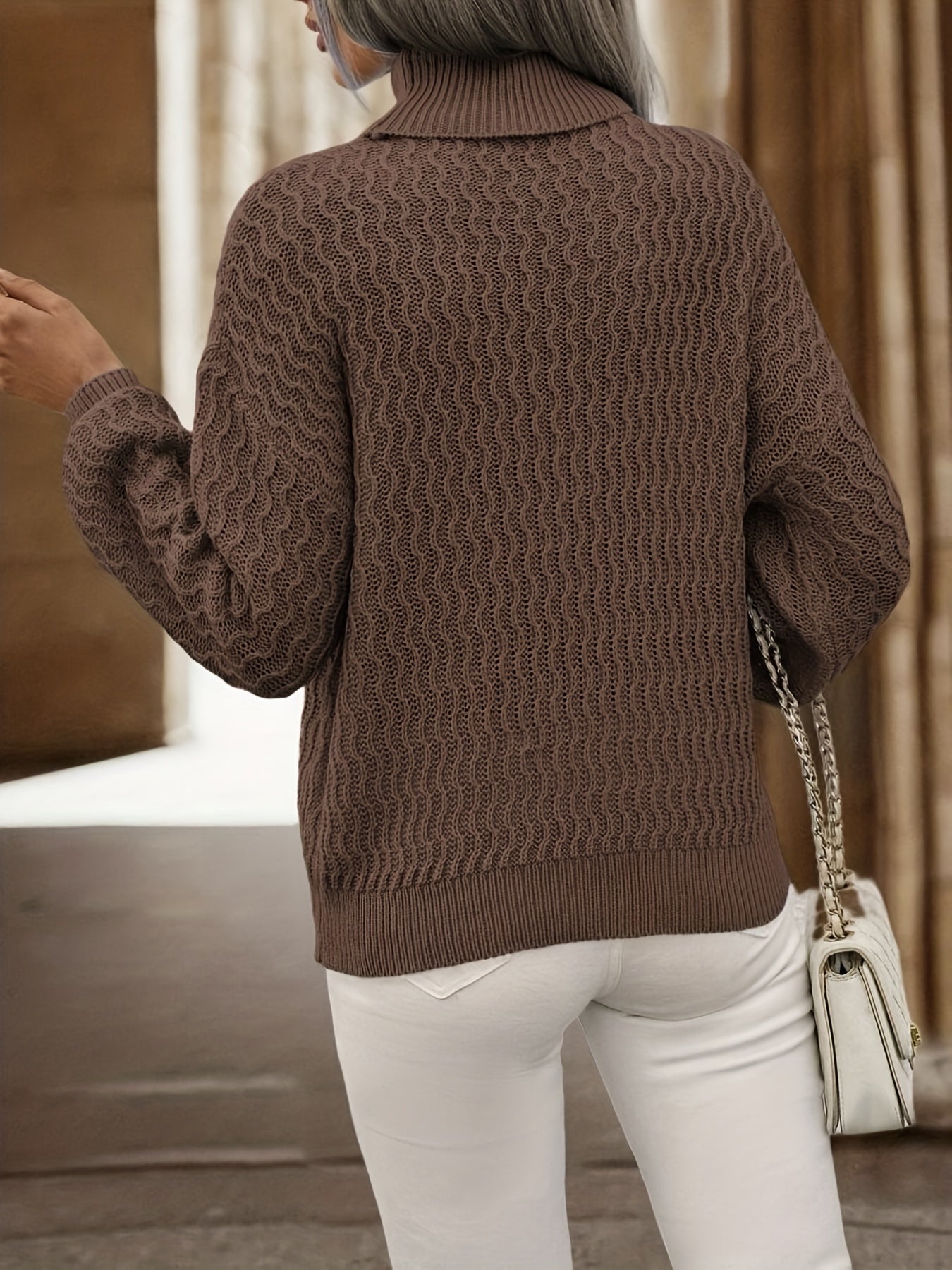 Damen Rollkragenpullover